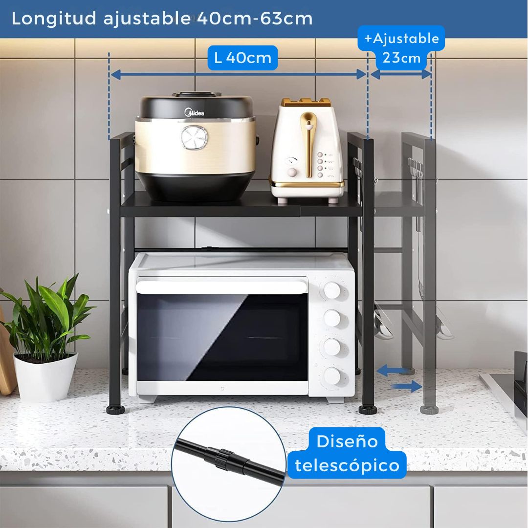 Estante para Microondas Extensible