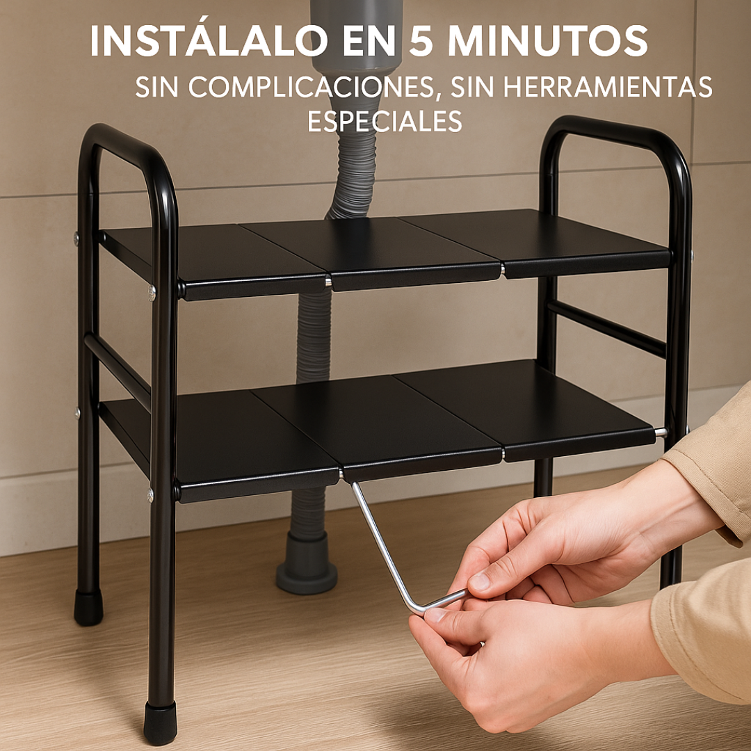 Estante Flexible Total™ – Adáptalo a tu hogar, olvídate del desorden