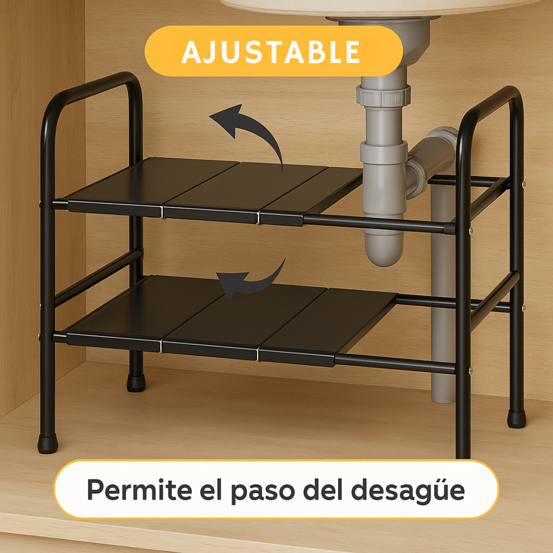 Estante Flexible Total™ – Adáptalo a tu hogar, olvídate del desorden