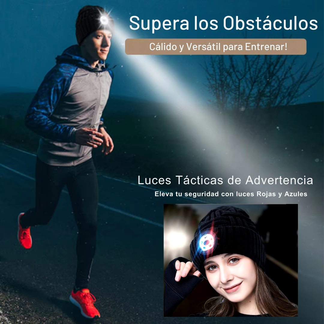 Gorro de Iluminación ¡Ilumina tus aventuras nocturnas con LedCap!