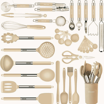 Set de Utensilios - SET CHEF GOLD- 33 piezas