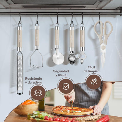 Set de Utensilios - SET CHEF GOLD- 33 piezas