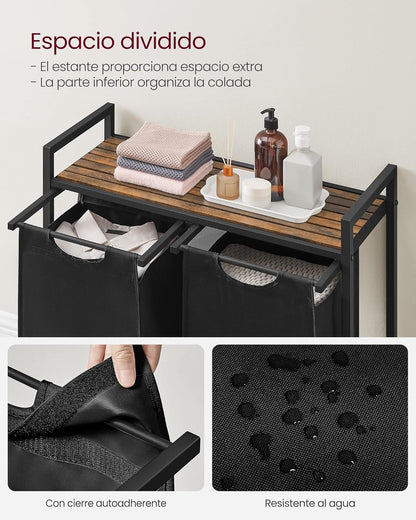 LaundryRack – Organizador de Ropa con Estante