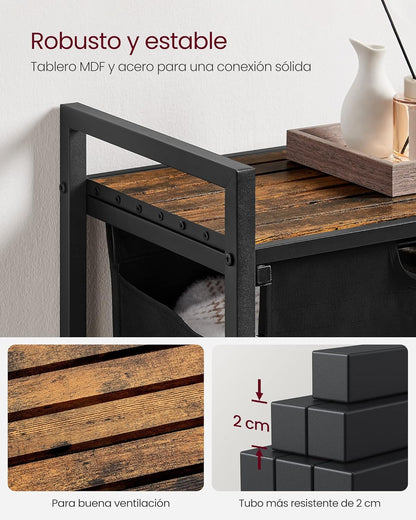 LaundryRack – Organizador de Ropa con Estante