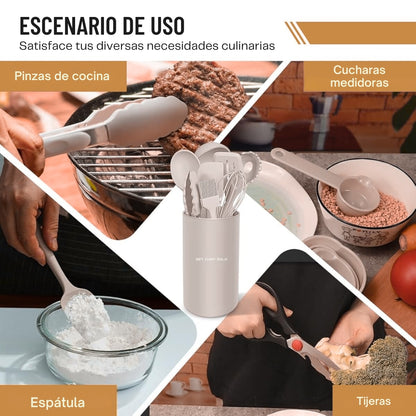 Set de Utensilios - SET CHEF GOLD- 33 piezas