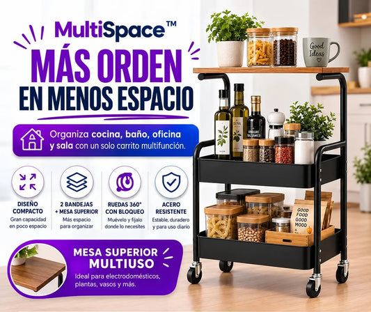 MultiSpace™ | Carrito Multifunción con Ruedas