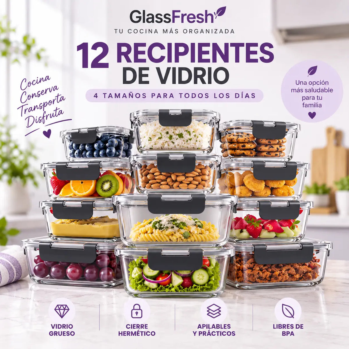 GlassFresh™ 12 Set