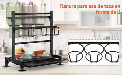 Organizador y Escurridor de Termos
