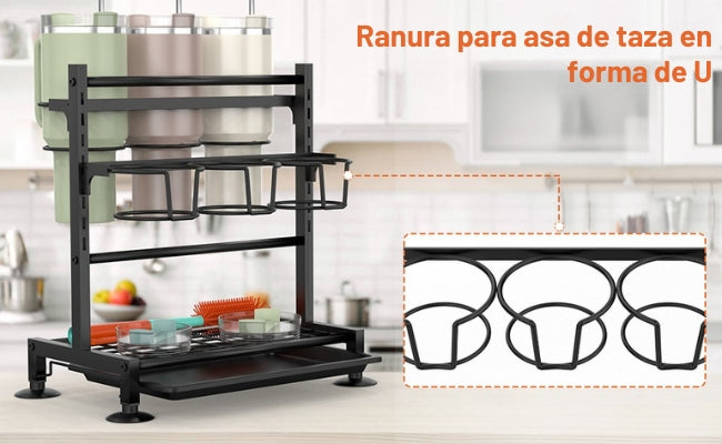 Organizador y Escurridor de Termos
